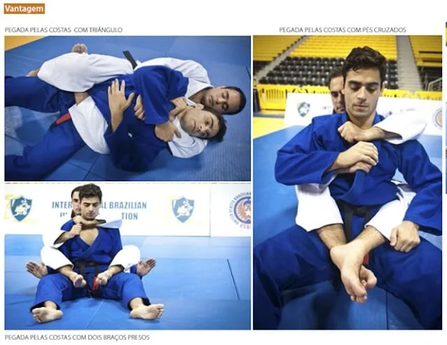 Pegada de costas que não vale ponto no Jiu Jitsu