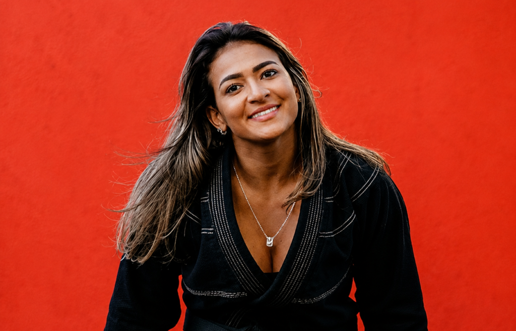 Beatriz Bia Mesquita: A Lady GOAT do Jiu Jitsu que foi pro UFC Beatriz Bia Mesquita Jiu Jitsu, Lady GOAT, 10 vezes campeã mundial e faixa preta da Leticia Ribeiro
