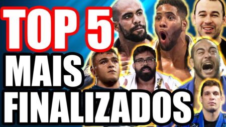 TOP 5 DE MAIS FINALIZADOS NO JIU JITSU