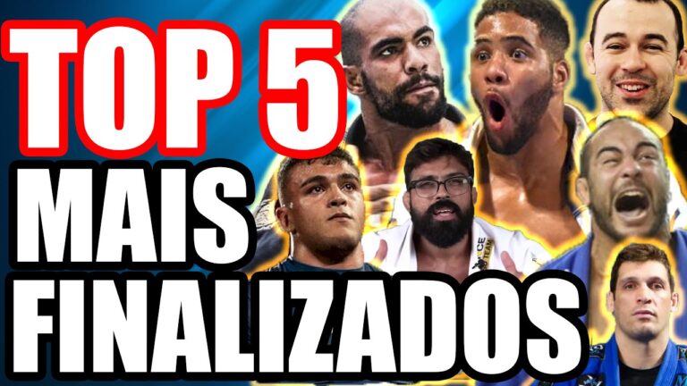 TOP 5 DE MAIS FINALIZADOS NO JIU JITSU