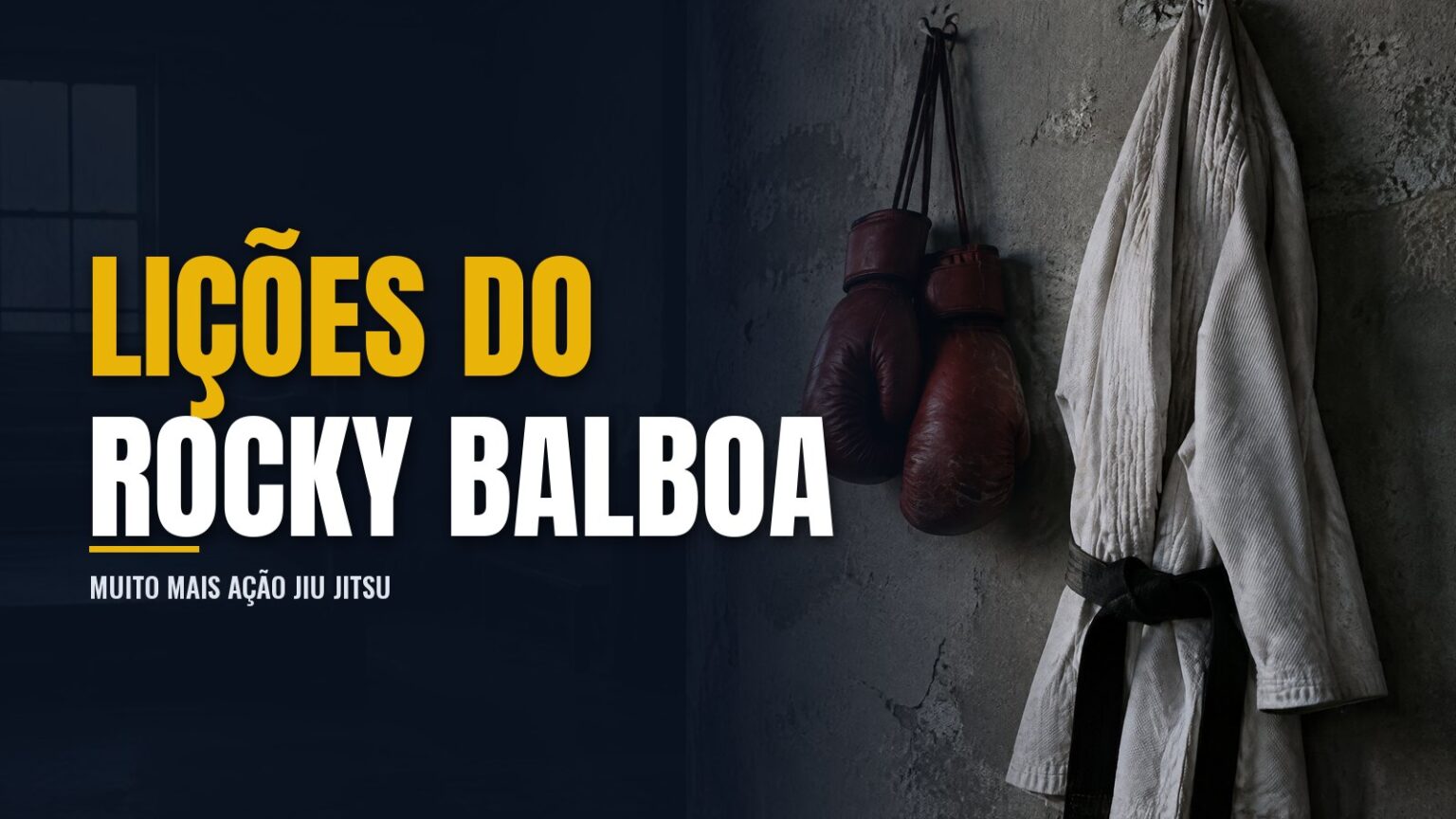 As lições de Rocky Balboa para o Jiu Jitsu: o manual do underdog As lições de Rocky Balboa para o Jiu Jitsu: o manual do underdog